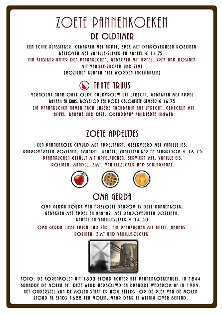 Süße Pfannkuchen - Pannenkoekenhuis d'Olle Smidse Midwolda